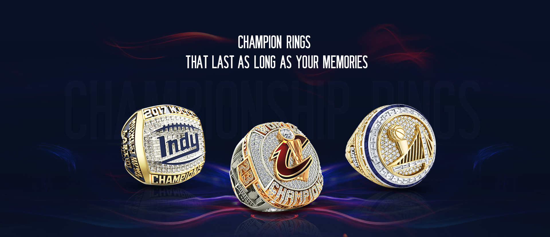 custom sports rings