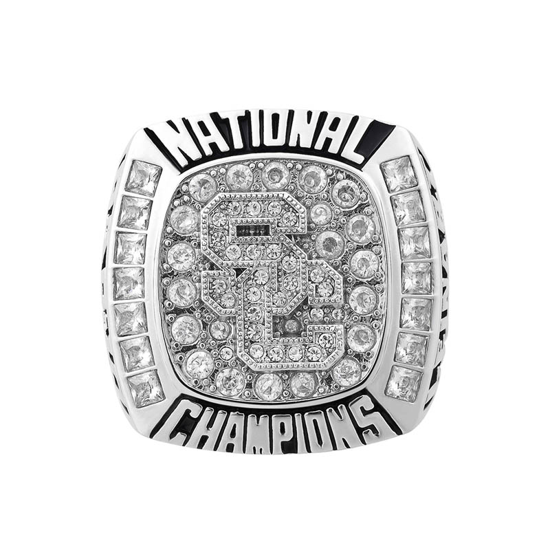 Wholesale price custom team logo college football champions rings